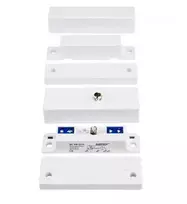 Alarmtech Polska MC 440 SU RESISTU. 2X1K OHM magnetinis nendrinis jungiklis, paviršius su įmontuotais rezistoriais, NC Alarmtech