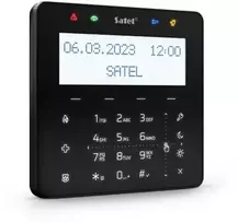 Satel INT-KSG2R-B manipuliatorius su jutikline klaviatūra (juodas, MIFARE proximity kortelių skaitytuvas)
