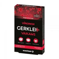 VIRONOX maisto papildas vaikams GERKLEI+, 15 čiulpiamų tab.