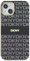 DKNY PC/TPU Repeat Pattern Tonal Stripe Magsafe dėklas telefonui Apple iPhone 13 juodos spalvos