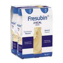 FRESUBIN gėrimas 2KCAL DRINK, neutralaus skonio, 4 vnt. x 200 ml