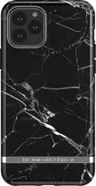 Dėklas Richmond & Finch Juodas Marble, iPhone 11, sidabrinis details, juodas