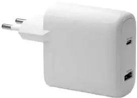 dbramante1928 - Įkrovimas - Sieninis įkroviklis GaN - USB-C 65W+18W ES - Baltas