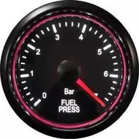 Automatinis matuoklis Laikrodis AUTO GAUGE 52mm T270 kuro slėgio analogas