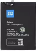 BlueStar „Blue Star Mėlynas STAR“ baterija, skirta „XIAOMI REDMI NOTE 9 Pro“ (BN52) 5020 mAh
