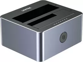 Klonavimo Stotis - UNITEK 2X SATA 10GB USB-C Aliuminio Pilka