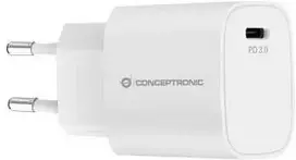 Įkroviklis Conceptronic Ladegerät 1Port 20W, 1xUSB-C Desk PD ws