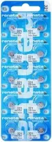 Renata 321 SR616SW sidabro oksido baterijos laikrodžiams 10 vnt