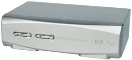 Lindy KVM Perjungiklis - 2 Port DisplayPort 1.2 KVM Perjungiklis 3840x2160@60Hz USB 2.0 Garso