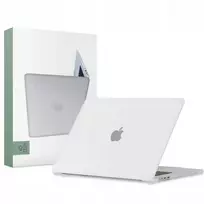 Dėklas „Tech-Protect SmartShell MacBook AIR 15 M2 / M3 / M4 / 2023-2025“ matinis skaidrus