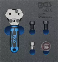 Bgs Technic Vamzdelių valcavimo įrankis | SAE | DIN 4.75 / 5 / 6 mm (9838)
