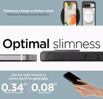 Spigen Ultra Hybrid – dėklas skirtas Google Pixel 9 / 9 Pro Matte Juodas
