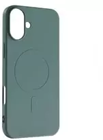 Hurtel Liquid Silikoninis MagSafe Apple iPhone 16 – dark dėklas telefonui žalios spalvos
