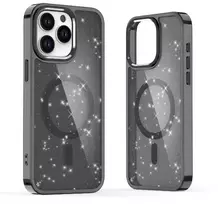 Hurtel Glitter MagSafe Apple iPhone 16 Pro Max – dėklas telefonui juodos spalvos