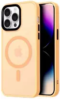 Hurtel Magnetic Collection MagSafe Apple iPhone 16 Pro Max – dėklas telefonui oranžinės spalvos