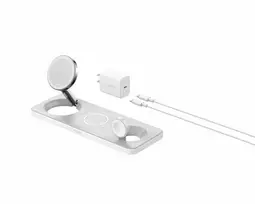 Anker MagGo 15W 3-in-1 horizontali magnetinė stotis Baltas