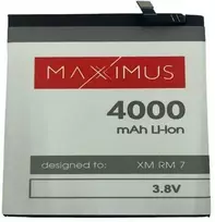 Akumuliatorius, skirtas XIAOMI REDMI 7 4000mAh Maxximus BN46