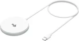 Forever MAWC-300 magnetinis belaidis įkroviklis Qi2 15W sidabro spalvos
