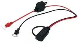 Ctek Comfort indikatoriaus kilpelė M6, juoda, raudona, 15 A, IP65, 6,4 mm, 1 vnt.