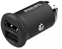 Philips USB įkroviklis cigarečių degiklio lizdui 2 x USB-A 15W