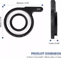 JJC žiedinė lemputė makro žiedinė lemputė su lempos blykste Olympus Tg-7 Tg-6 Tg-5 Tg-4 Tg-3 Tg-2 / Mrl-tg1