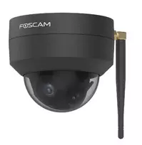 Shenzhen „Foscam D4Z“ 4MP panoraminė ir pakreipiama PTZ kamera su „Wi-Fi 2.4“ ir 5 GHz, juoda