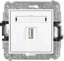 Įkroviklis Karlik Įkroviklis USB Karlik Mini MCUSB-3 pojedyncza 5V 2A balta