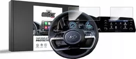 GrizzGlass keraminės plėvelės automobilio ekrano apsauga, skirta Hyundai Elantra CN7 8" [2in1]