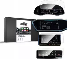 GrizzGlass GrizzGlass CarDisplay Protection keraminė folija, skirta Audi A7 C8 2018 [4 PAKUOTĖS]