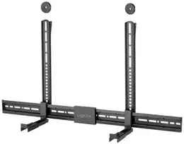 LogiLink garso juostos laikiklis, universalus, 86–155 mm pločio, juodas
