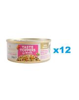 APPLAWS Taste Toppers Vištienos krūtinėlė, lašiša, moliūgas sultinyje 12x156 g