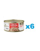 APPLAWS Taste Toppers Vištienos krūtinėlė su jautiena drebučiuose 6x156 g