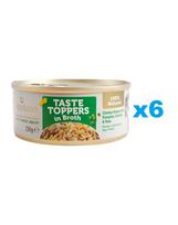 APPLAWS Taste Toppers Vištienos krūtinėlė, moliūgai, žirneliai sultinyje 6x156 g