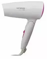 „Orava HD-406“ kelioninis plaukų džiovintuvas, 1200 W, sulankstoma rankena, 79 dB, baltas