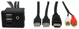 Connects2 HDMI, AUX, USB universalus ct29ax27
