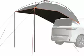 Automobilinė palapinė, pilkos/oranžinės, atspari vandeniui