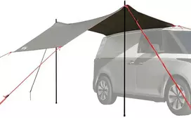 Automobilinė palapinė, pilkos/oranžinės, atspari vandeniui