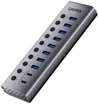 Unitek Hub USB C/USB A 10in1 5Gbps su prievadų jungikliais