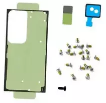 Lipdukų komplektas galiniam dangteliui Samsung S918 S23 Ultra originalus (service pack)