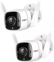 TP-Link Tapo C310P2 WiFi stebėjimo kamerų rinkinys 2K (2304x1296), 3MP, IP66 atsparus oro sąlygoms, 30 m naktinis matymas, dvipusis garsas
