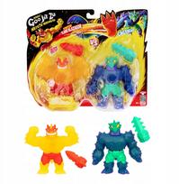 Figūrėlių rinkinys Heroes of Goo Jit Zu Meteor Madness Flame Blazagon & Mushy Cacticus 43025, 2 vnt., įvairių spalvų