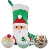 Bomb Cosmetics Santa`s Stocking gift set vonios ir dušo priemonė Moterims