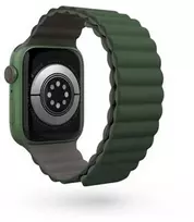 Epico magnetinis dirželis Apple Watch 42/44/45/49 mm - pilka/žalia (63418101900001) (Atnaujinta)