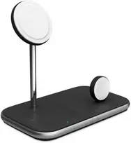 Epico 3IN1 MagSafe belaidis įkroviklis - juodas (9915101300199) (Atnaujinta)