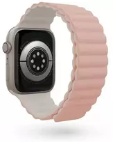 Epico magnetinis dirželis Apple Watch 42/44/45mm, rožinis/pilkas (63418102300001) (Atnaujinta)