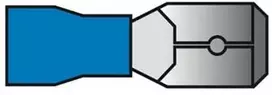 Carpoint Kabelio antgalis, mėlynas, plokščias, kištukas, kištukas 1,5–2,5 mm², 10 vnt.