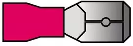 Carpoint Kabelio antgalis, raudonas, plokščias, kištukas, 0,5–1,5 mm², 10 vnt.