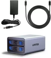 UNITEK EXTERNAL ENCLOSURE 2BAY RAID HDD/SDD 40GBPS