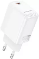 Oem Borofone laidinis įkroviklis BN26 Fuente – Type C – PD 20W baltos spalvos