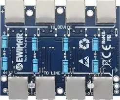 Ewimar LAN modulis su apsauga nuo viršįtampių EXT su PoE apsauga EWIMAR PTF-54-EXT/PoE